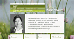 Desktop Screenshot of barbara-kirschbaum.de